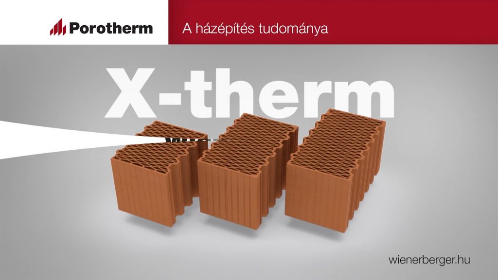 Porotherm X-Therm téglacsalád